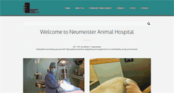 Desktop Screenshot of neumeisteranimalhospital.com